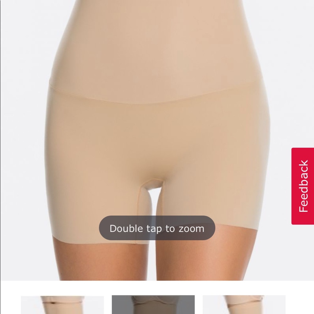 Spanx high waisted girl short, natural size M